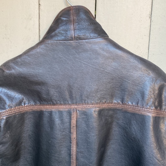 vintage leather jacket from Camden town, England, copyright brand size medium - Picture 12 of 12